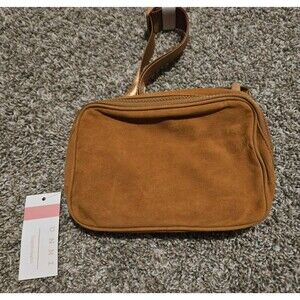 UNNI Everyday Golden Brown Solid Cross Body Mini Belt Bag Fanny Pack NWT